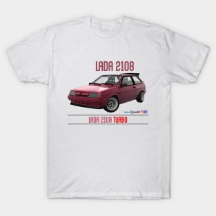 Lada 2108 Turbo Rubin Red T-Shirt